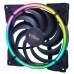 Вентилятор PCCooler CORONA MAX 140 FRGB 140x140x25мм (PWM, Addressable RGB, 40шт./кор, пит. от мат.платы и БП, 1000-1800 об/мин) Retail