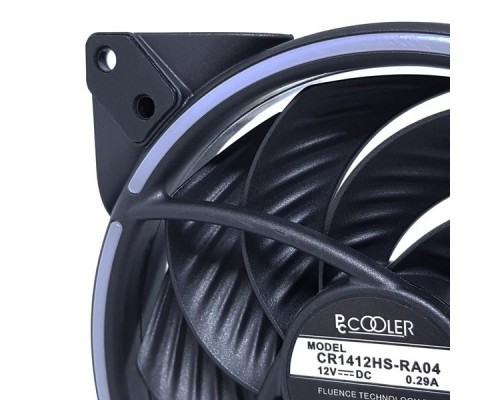 Вентилятор PCCooler CORONA MAX 140 FRGB 140x140x25мм (PWM, Addressable RGB, 40шт./кор, пит. от мат.платы и БП, 1000-1800 об/мин) Retail