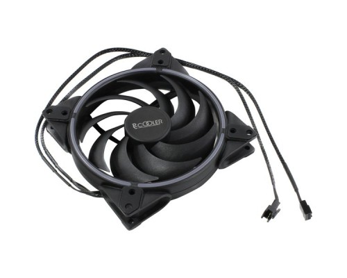 Вентилятор PCCooler CORONA MAX 140 RGB 140x140x25мм (PWM, 40шт./кор, пит. от мат.платы и БП, 1000-1800 об/мин) Retail