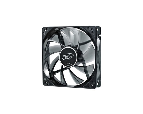 Вентилятор DEEPCOOL Wind Blade WHITE 120x120x25мм (64шт./кор, пит. от мат.платы и БП, полупрозрачный, белая подсветка, 1300об/мин) Retail blister