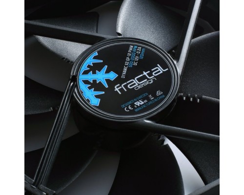 Вентилятор Fractal Design DYNAMIC X2 GP-12 PWM BLACK / 120mm 4-pin 2000rpm 87.6cfm 32.2dBA / FD-FAN-DYN-X2-GP12-PWM-BK