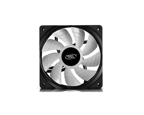 Вентилятор DEEPCOOL RF120 (3 IN 1) RGB 120x120x25мм (16шт./кор, 3xRF120, PWM, RGB подсветка, 500-1500об/мин) Retail