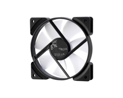 Вентилятор Fractal Design PRISMA AL-12 ARGB PWM / 120mm, 4-pin, ARGB, LLS bearing, 1200 rpm, 50.63 cfm, 19.5 dBA / FD-FAN-PRI-AL12-PWM