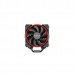 Кулер PCCooler GI-H58UB CORONA R LGA2066/2011/1366/115X/775/AM4/3/3+/AM2/2+/FM1/2/2+ (10 шт/кор, TDP 240W, 120mm PWM SilentPro Red LED FAN, 5 тепловых трубок 8мм, 1000-1800RPM, 26,5dBa)