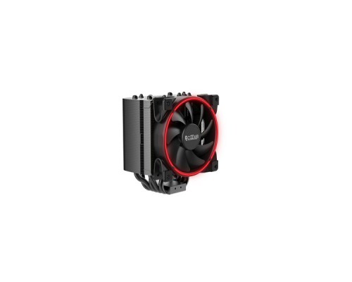 Кулер PCCooler GI-H58UB CORONA R LGA2066/2011/1366/115X/775/AM4/3/3+/AM2/2+/FM1/2/2+ (10 шт/кор, TDP 240W, 120mm PWM SilentPro Red LED FAN, 5 тепловых трубок 8мм, 1000-1800RPM, 26,5dBa)