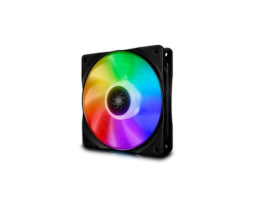 Вентилятор DEEPCOOL CF120 RGB 120x120x25мм (32шт./кор, PWM, Addresable RGB подсветка, 500-1500об/мин) Retail