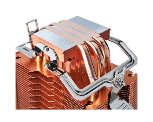 Кулер PCCooler S93+ S775/115X/AM2/2+/AM3/3+/AM4/FM1/FM2/2+ (32 шт/кор, TDP 115W, вент-р 90мм, 3 тепловые трубки 6мм, 2200RPM, 22dBa)