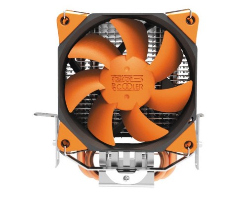 Кулер PCCooler S88 S775/115X/AM2/AM3/AM4/FM1/FM2 (48 шт/кор, TDP 98W, вент-р 80мм с PWM, 2 тепловые трубки 6мм, 1200-2000RPM, 20.5dBa) Retail Color Box