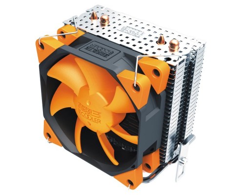 Кулер PCCooler S88 S775/115X/AM2/AM3/AM4/FM1/FM2 (48 шт/кор, TDP 98W, вент-р 80мм с PWM, 2 тепловые трубки 6мм, 1200-2000RPM, 20.5dBa) Retail Color Box