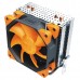 Кулер PCCooler S88 S775/115X/AM2/AM3/AM4/FM1/FM2 (48 шт/кор, TDP 98W, вент-р 80мм с PWM, 2 тепловые трубки 6мм, 1200-2000RPM, 20.5dBa) Retail Color Box