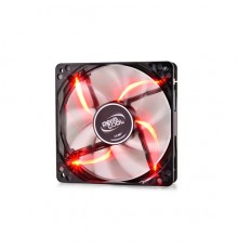 Вентилятор DEEPCOOL Wind Blade RED 120x120x25мм (64шт./кор, пит. от мат.платы и БП, полупрозрачный, красная подсветка, 1300об/мин) Retail blister                                                                                                         