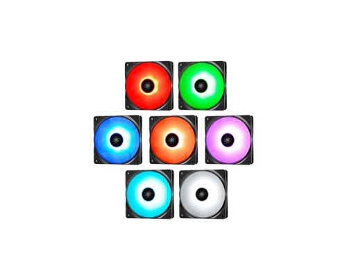 Вентилятор DEEPCOOL RF120 RGB 120x120x25мм (32шт./кор, PWM, RGB подсветка, 500-1500об/мин) Retail