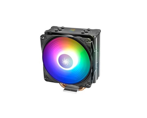 Кулер DEEPCOOL GAMMAXX GT A-RGB LGA20XX/1366/115X/AM4/AM3/+/AM2/+/FM2/+/FM1 (20шт/кор, TDP 180Вт, PWM, ARGB Fan 120mm, 4 тепл. трубки прямого контакта) RET