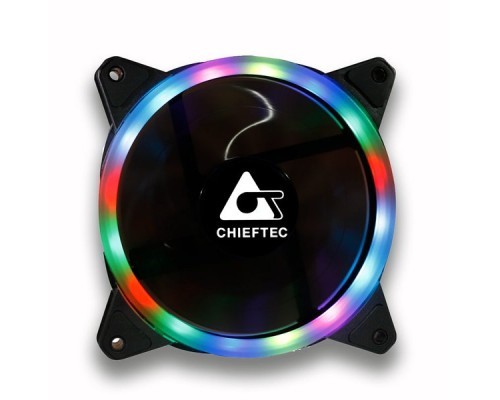 Вентилятор Chieftec CHIEFTRONIC AF-12RGB 120x120x25мм (100шт./кор, Addresable RGB Ring, 1200об/мин, 6pin)  OEM