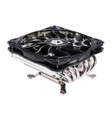 Кулер ID-COOLING IS-60 LGA115X/AM4/AM3/+/AM2/+/FM2/+/FM1 низкопрофильный высота 55mm (27шт/кор, TDP 130W, PWM, 6 тепл.трубок + медная база, FAN 120mm) BOX                                                                                                