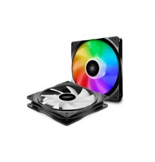 Вентилятор DEEPCOOL CF140 (2 IN 1) RGB 140x140x26мм (12шт./кор, 2xCF140, PWM, Addresable RGB подсветка, 500-1200об/мин) Retail                                                                                                                            