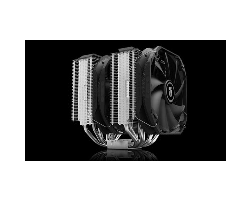 Кулер DEEPCOOL ASSASSIN III LGA20XX/1366/115X/AM4/AM3/+/AM2/+/FM2/+/FM1 (6шт/кор,TDP 280W, PWM, DUAL FAN 140mm, DUAL Heatsink, 7 Heatpipe, Copper Base) RET