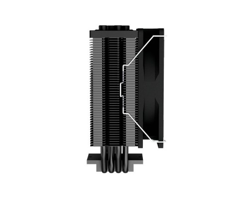 Кулер ID-COOLING SE-224-XT RGB LGA20XX/LGA1366/LGA115X/AM4/AM3/+/AM2/+/FM2/+/FM1 (12шт/кор, TDP 180W, PWM, 4 тепл.трубки прямого контакта, FAN 120mm, RGB LED) RET