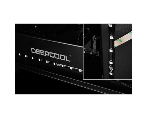 Светодиодная лента Deepcool RGB 200PRO (комплект цветового дооснащения корпуса, 2 ленты по 350mm, Addressable RGB LED, подключение 3pin (+5V-D-G)) Color Box