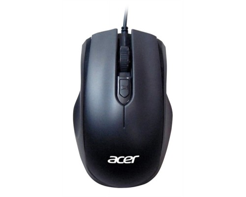 Мышь ACER OMW020 Wired USB Mouse, 800/1200/1600 dpi, Black