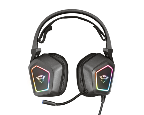 Гарнитура Trust Gaming Headset GXT 450 Blizz, Stereo, USB, Сlosed-back, Illuminated, Black [23191]