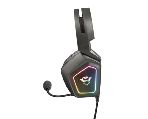 Гарнитура Trust Gaming Headset GXT 450 Blizz, Stereo, USB, Сlosed-back, Illuminated, Black [23191]