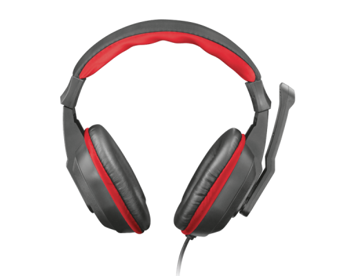 Гарнитура Trust Gaming Headset Ziva, Stereo, 2x mini jack 3.5mm, Сlosed-back, Black-Red [21953]