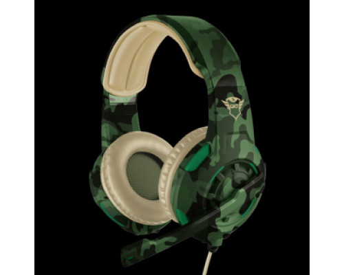 Гарнитура Trust Gaming Headset GXT 310C Radius, Stereo, 2x mini jack 3.5mm, Сlosed-back, Jungle camo  [22207]