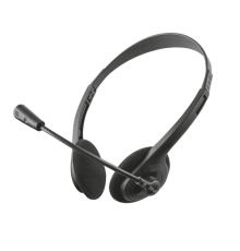 Гарнитура Trust Headset Primo, Stereo, 2x mini jack 3.5mm, Сlosed-back, Black [21665]                                                                                                                                                                     