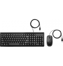 Комплект (клавиатура+мышь) Keyboard and mouse HP 160 Wired RUSS (black) cons                                                                                                                                                                              