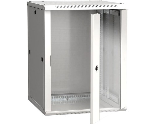 Шкаф ITK  LINEA W 15U 600x600 мм дверь стекло, RAL7035