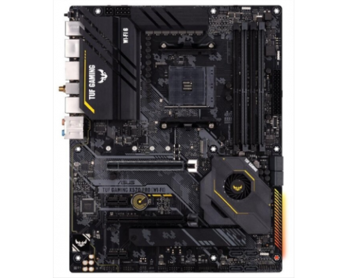 Материнская плата ASUS TUF GAMING X570-PRO (WI-FI), Socket AM4, X570, 4*DDR4, CrossFireX, HDMI + DP, SATA3 + RAID, Audio, Gb LAN, USB 3.1*2, USB 2.0*14,ATX ; 90MB15H0-M0EAY0