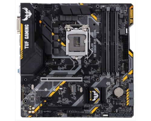 Материнская плата ASUS TUF B365M-PLUS GAMING, LGA1151, B365, 4*DDR4, DP + DVI + HDMI, SATA3, Audio, Gb LAN, USB 3.1*6, USB 2.0*12, COM*1 header (w/o cable), LPT*1 header (w/o cable), mATX ; 90MB11P0-M0EAY0