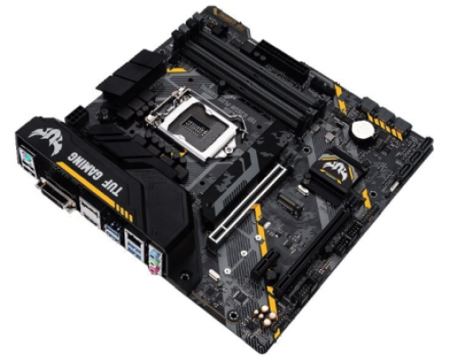 Материнская плата ASUS TUF B365M-PLUS GAMING, LGA1151, B365, 4*DDR4, DP + DVI + HDMI, SATA3, Audio, Gb LAN, USB 3.1*6, USB 2.0*12, COM*1 header (w/o cable), LPT*1 header (w/o cable), mATX ; 90MB11P0-M0EAY0