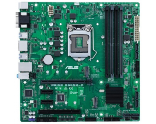 Материнская плата ASUS PRIME B365M-C, LGA1151, B365, 4*DDR4, D-Sub + DP+HDMI, SATA3, Audio, Gb LAN, USB 3.1*8, COM*2 header (w/o cable), mATX ; 90MB10U0-M0EAYM