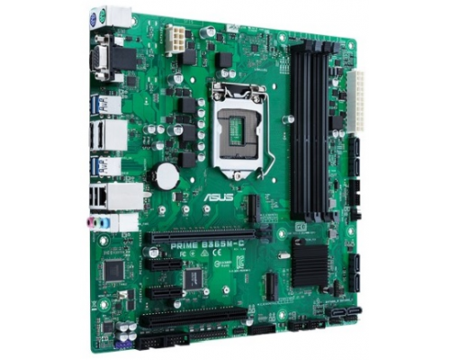 Материнская плата ASUS PRIME B365M-C, LGA1151, B365, 4*DDR4, D-Sub + DP+HDMI, SATA3, Audio, Gb LAN, USB 3.1*8, COM*2 header (w/o cable), mATX ; 90MB10U0-M0EAYM