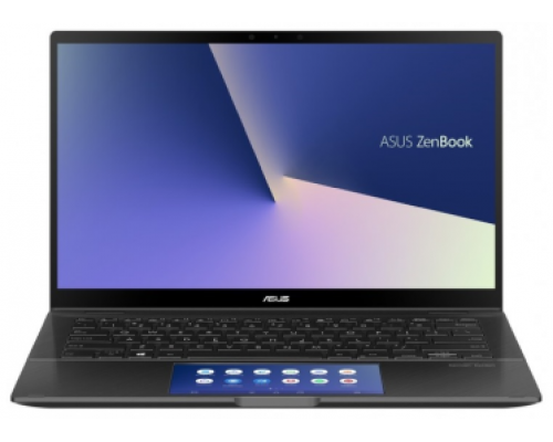 Ноутбук ASUS Zenbook Flip 14 UX463FA-AI043T i5-10210U/8Gb/256GB SSD Nvme/UMA/14.0 FHD 1920x1080 TOUCH IPS Glare/ScreenPad/WiFi/BT/FP/Cam/Illum KB/Windows 10 Home/1.4Kg/Grey/Sleeve, Stylus, USB3.0 to RJ45 Cabl