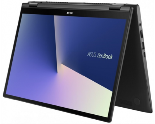 Ноутбук ASUS Zenbook Flip 14 UX463FA-AI043T i5-10210U/8Gb/256GB SSD Nvme/UMA/14.0 FHD 1920x1080 TOUCH IPS Glare/ScreenPad/WiFi/BT/FP/Cam/Illum KB/Windows 10 Home/1.4Kg/Grey/Sleeve, Stylus, USB3.0 to RJ45 Cabl