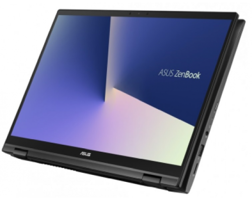 Ноутбук ASUS Zenbook Flip 14 UX463FA-AI043T i5-10210U/8Gb/256GB SSD Nvme/UMA/14.0 FHD 1920x1080 TOUCH IPS Glare/ScreenPad/WiFi/BT/FP/Cam/Illum KB/Windows 10 Home/1.4Kg/Grey/Sleeve, Stylus, USB3.0 to RJ45 Cabl