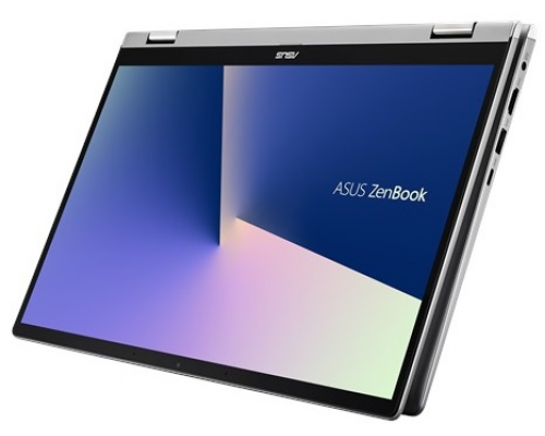 Ноутбук ASUS Zenbook Flip 14 UM462DA-AI028T AMD R5 3500U/8Gb/512GB SSD Nvme/Vega 8/14.0 FHD 1920x1080 TOUCH IPS Glare/WiFi/BT/FP/Cam/Illum KB/Windows 10 Home/1.4Kg/Light Grey