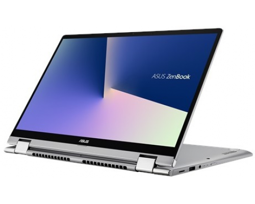 Ноутбук ASUS Zenbook Flip 14 UM462DA-AI028T AMD R5 3500U/8Gb/512GB SSD Nvme/Vega 8/14.0 FHD 1920x1080 TOUCH IPS Glare/WiFi/BT/FP/Cam/Illum KB/Windows 10 Home/1.4Kg/Light Grey