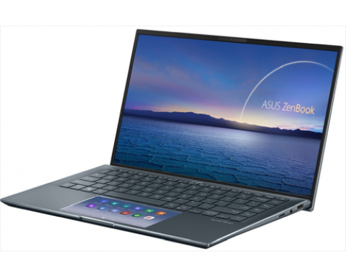 Ноутбук ASUS Zenbook 14 UX435EA-A5022R Intel Core i7-1165G7/16Gb LPDDR4X/1Tb SSD/14,0 FHD  IPS AG 1920x1080/WiFi/BT/ScreenPad 2.0/Windows 10 Pro/1.1Kg/Pine_grey/USB-A to RJ45 gigabit adapter