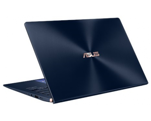 Ноутбук ASUS Zenbook 14 UX434FQ-A5037T Core i7-10510U/16Gb/1Tb SSD/Nvidia MX350 2Gb/14,0 FHD 1920x1080 AG/WiFi/BT/HD IR/Windows 10 Home/1.26Kg/Royal Blue/ScreenPad 2.0/Sleeve+RG45 Gigabit to USB cable