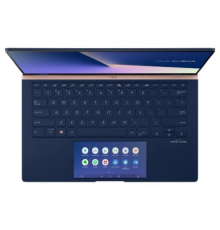 Ноутбук ASUS Zenbook 14 UX434FQ-A5113T Core i5-10210U/16Gb/512Gb SSD/Nvidia MX350 2Gb/14,0 FHD 1920x1080 AG/WiFi/BT/HD IR/Windows 10 Home/1.26Kg/Royal Blue/ScreenPad 2.0/Sleeve+RG45 Gigabit to USB cable                                                