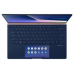 Ноутбук ASUS Zenbook 14 UX434FQ-A5113T Core i5-10210U/16Gb/512Gb SSD/Nvidia MX350 2Gb/14,0 FHD 1920x1080 AG/WiFi/BT/HD IR/Windows 10 Home/1.26Kg/Royal Blue/ScreenPad 2.0/Sleeve+RG45 Gigabit to USB cable