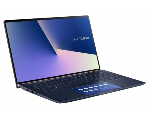 Ноутбук ASUS Zenbook 14 UX434FQ-A5113T Core i5-10210U/16Gb/512Gb SSD/Nvidia MX350 2Gb/14,0 FHD 1920x1080 AG/WiFi/BT/HD IR/Windows 10 Home/1.26Kg/Royal Blue/ScreenPad 2.0/Sleeve+RG45 Gigabit to USB cable