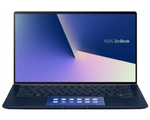 Ноутбук ASUS Zenbook 14 UX434FQ-A5113T Core i5-10210U/16Gb/512Gb SSD/Nvidia MX350 2Gb/14,0 FHD 1920x1080 AG/WiFi/BT/HD IR/Windows 10 Home/1.26Kg/Royal Blue/ScreenPad 2.0/Sleeve+RG45 Gigabit to USB cable