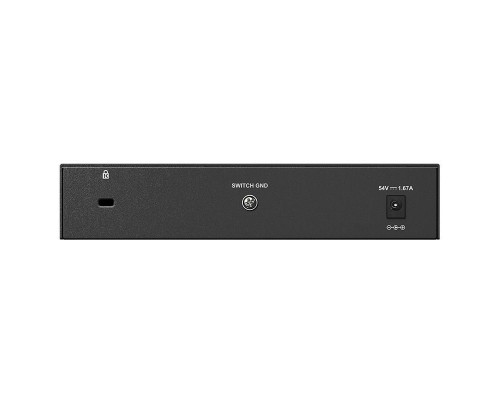 Коммутатор Unmanaged Switch with 8 10/100/1000Base-T ports (4 PoE ports 802.3af/802.3at (30 W), PoE Budget 68).8K Mac address, Auto-sensing, 802.3x Flow Control, Stand-alone, Auto MDI/MDI-X for each port, D-link Green technology, Metal case.Manual +