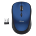 Мышь Trust Wireless Mouse Yvi, USB, 800-1600dpi, Blue, подходит под обе руки [19663]