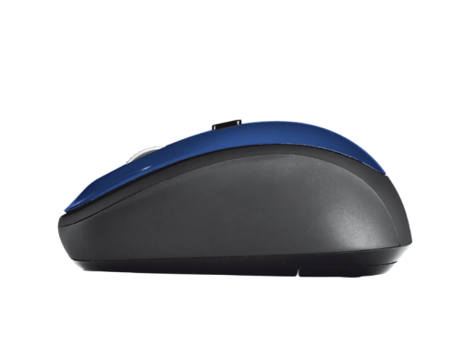 Мышь Trust Wireless Mouse Yvi, USB, 800-1600dpi, Blue, подходит под обе руки [19663]